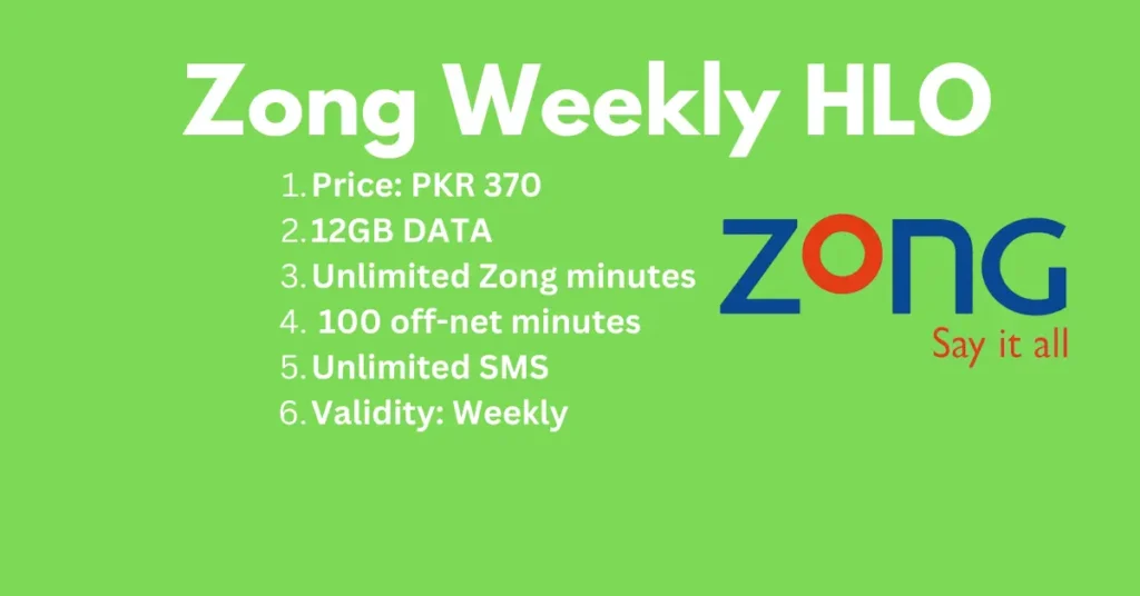 Zong Weekly HLO