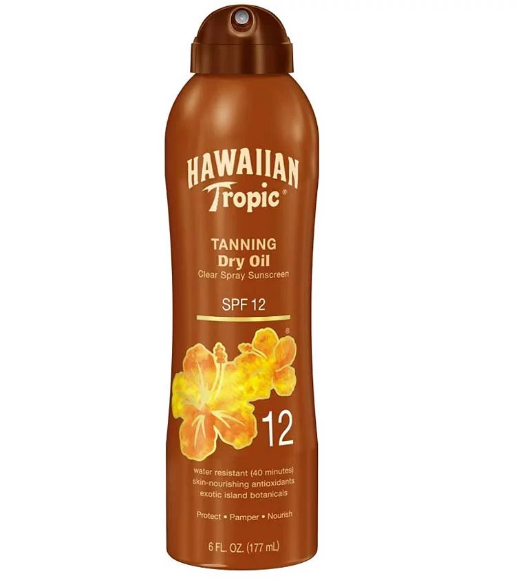 Hawaiian-Tropic-Dry-Oil-Clear-Sprays