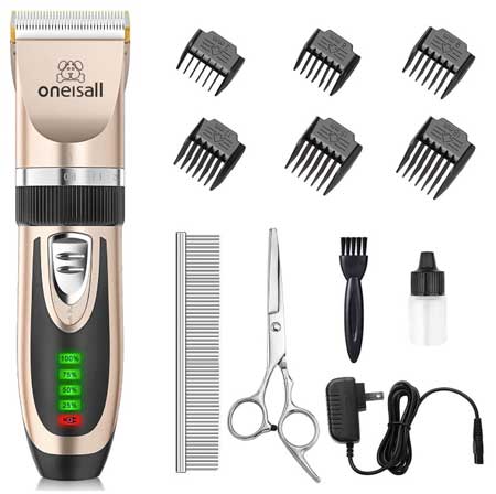 Oneisall-Dog-Clippers-Low-Noise
