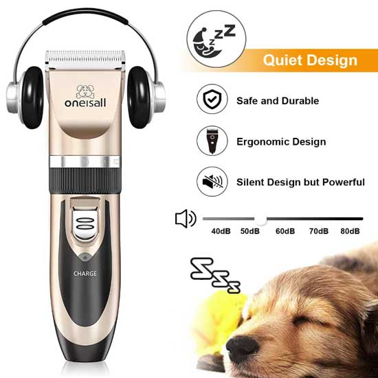 Oneisall-Rechargeable-Cordless-Dog-Shaver-Clipper