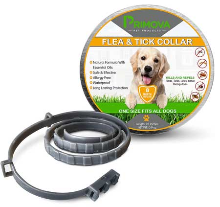Primova-Pet-Products-Flea-and-Tick-Dog-Collar-with-Flea-Comb