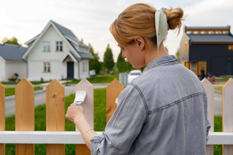 Paint Or Stain Your Fences, Decks, And Outbuildings Every Few Years