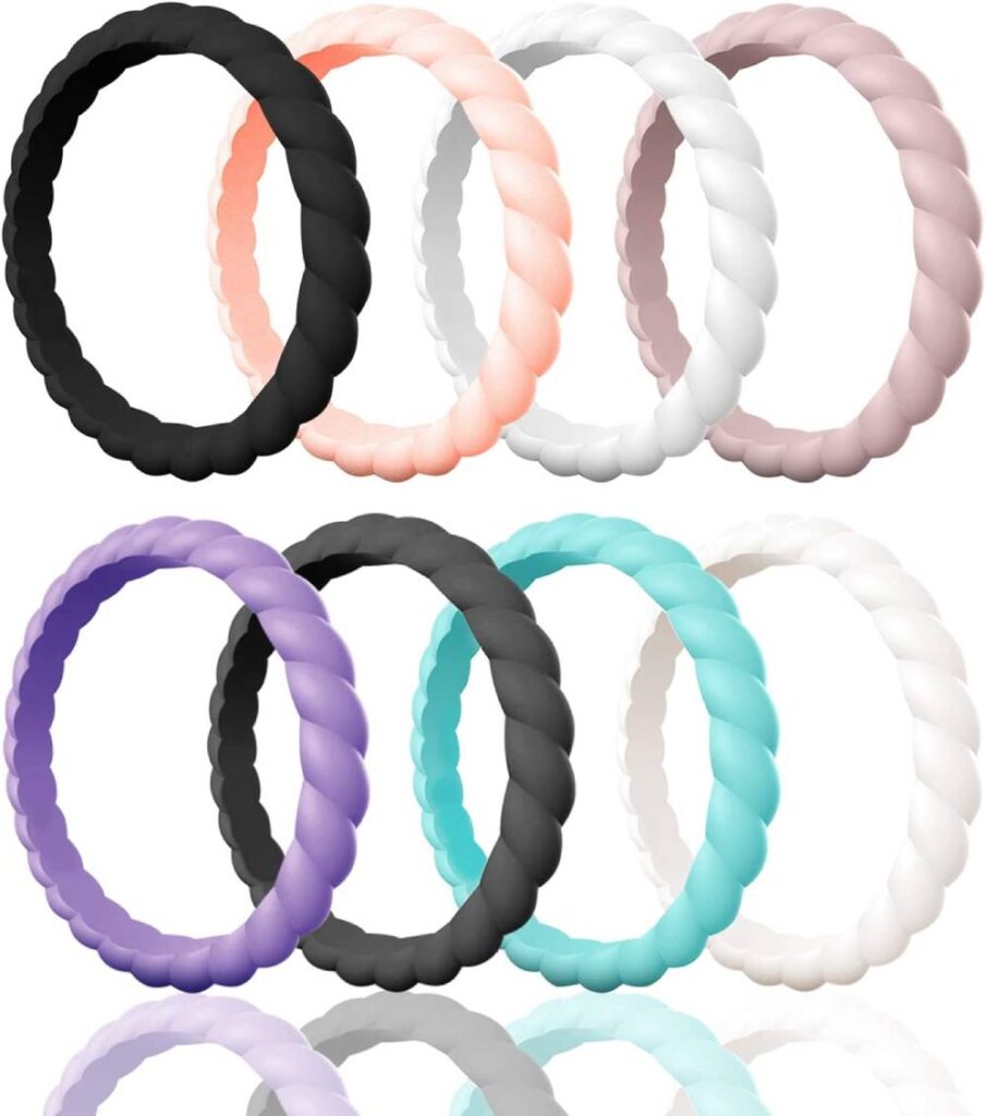 silicone wedding rings for women