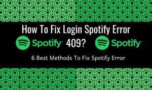 How to fix login Spotify error 409