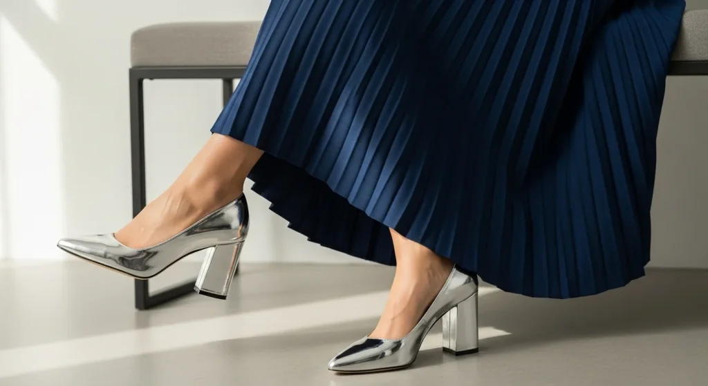 What Color What Color Shoes to Wear With a Blue DressShoes to Wear With a Blue Dress