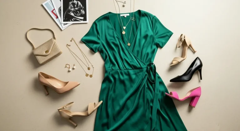What Color Shoes to Wear with a Green Dress